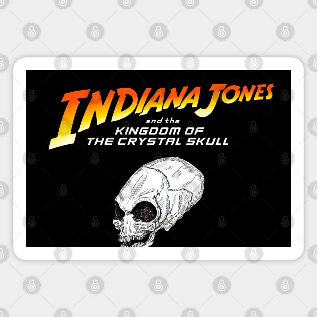 Kingdom Of The Crystal Skull Magnet by Buff Geeks Art